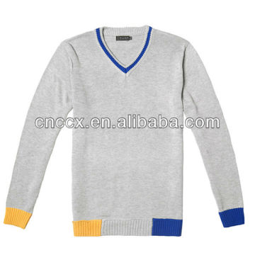 12STC0718 trendy pullover 100% cotton boy sweater